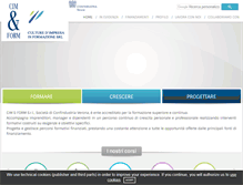 Tablet Screenshot of cimform.it